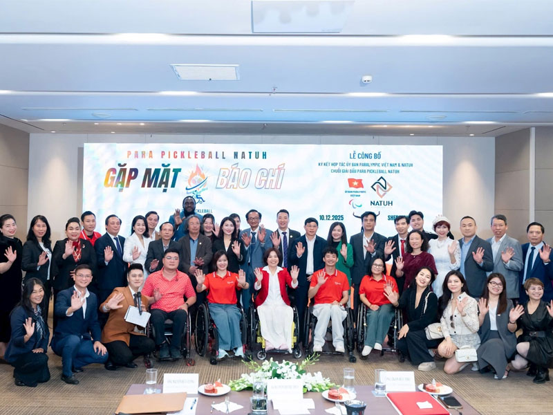 Natuh hợp tác tổ chức giải Para Natuh Pickleball lan toả tinh thần paralympic