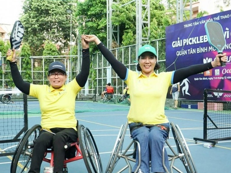 Ra mắt giải Pickleball cho người khuyết tật