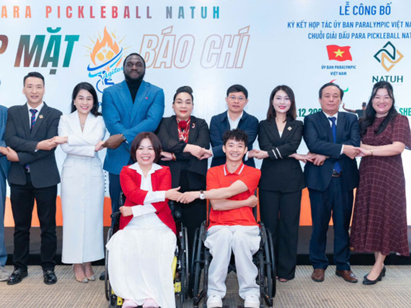 Phát động chuỗi giải ParaNatuh Pickleball: Tôn vinh ý chí kiên cường của người khuyết tật