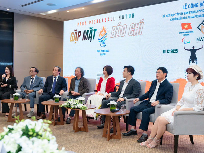 Ra mắt chuỗi giải ParaNatuh Pickleball chủ đề “Thể thao hoà nhập”