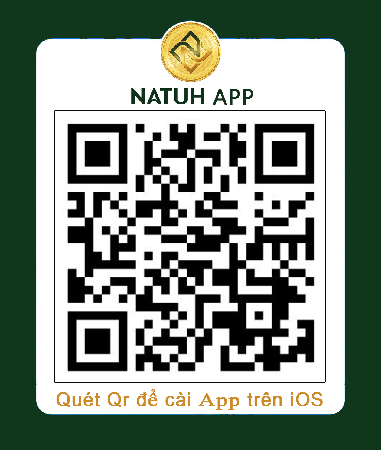 QR cài App trên iOS